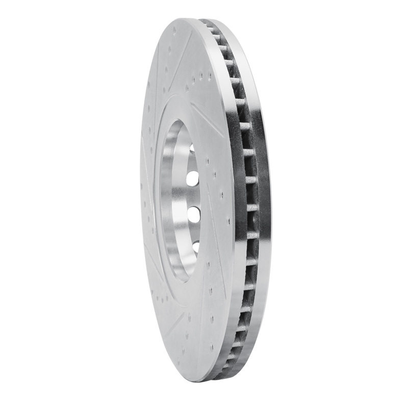 Picture of RNC Brake Rotor - Drill & Slot - R1 02-05 Volkswagen Passat (USA/Canada) Front Right Drilled & Slotted Silver Brake Rotor rnc631-74024R