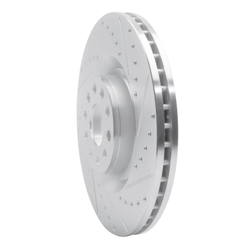 Picture of RNC Brake Rotor - Drill & Slot - R1 06-13 Audi S3 (Mexico) Front Right Drilled & Slotted Silver Brake Rotor rnc631-74029R