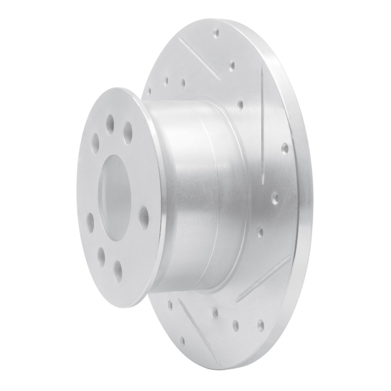Picture of RNC Brake Rotor - Drill & Slot - R1 72-78 Volkswagen Type 2 Front Right Drilled & Slotted Silver Brake Rotor rnc631-74036R
