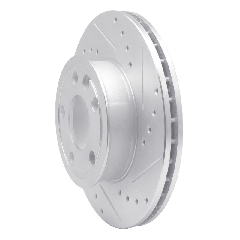 Picture of RNC Brake Rotor - Drill & Slot - R1 92-95 Volkswagen EuroVan Front Right Drilled & Slotted Silver Brake Rotor rnc631-74040R