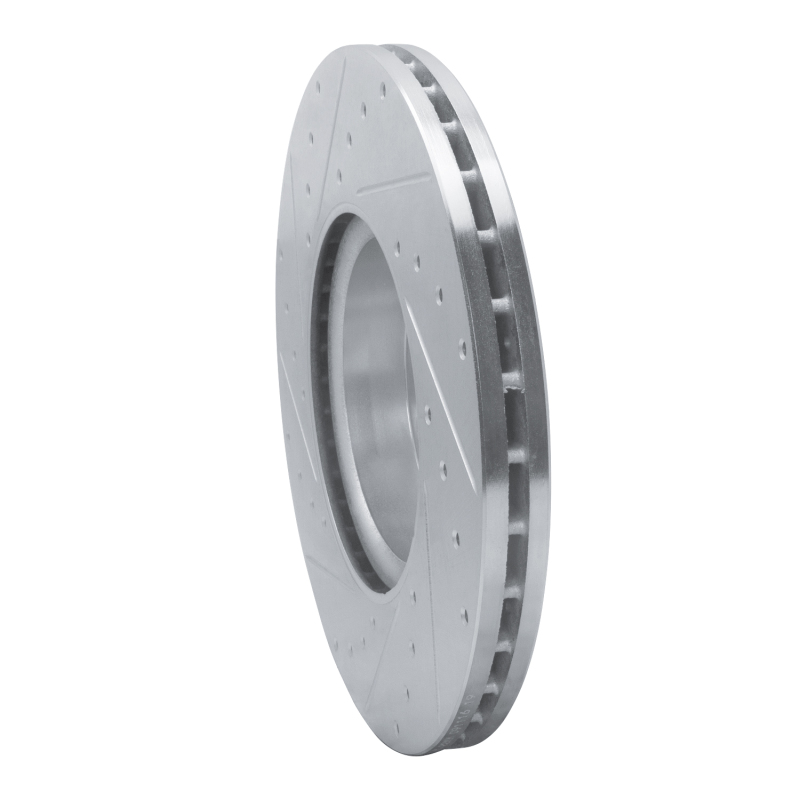 Picture of RNC Brake Rotor - Drill & Slot - R1 01-03 Volkswagen EuroVan Front Right Drilled & Slotted Silver Brake Rotor rnc631-74046R