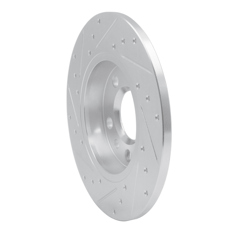 Picture of RNC Brake Rotor - Drill & Slot - R1 96-00 Volkswagen EuroVan Rear Right Drilled & Slotted Silver Brake Rotor rnc631-74044R