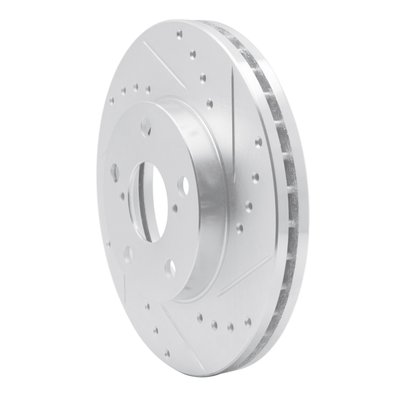 Picture of RNC Brake Rotor - Drill & Slot - R1 92-98 Lexus SC300 Front Right Drilled & Slotted Silver Brake Rotor rnc631-75003R