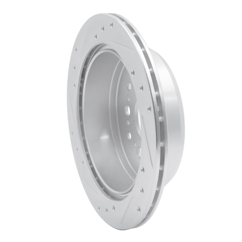 Picture of RNC Brake Rotor - Drill & Slot - R1 90-92 Lexus LS400 Rear Right Drilled & Slotted Silver Brake Rotor rnc631-75001R