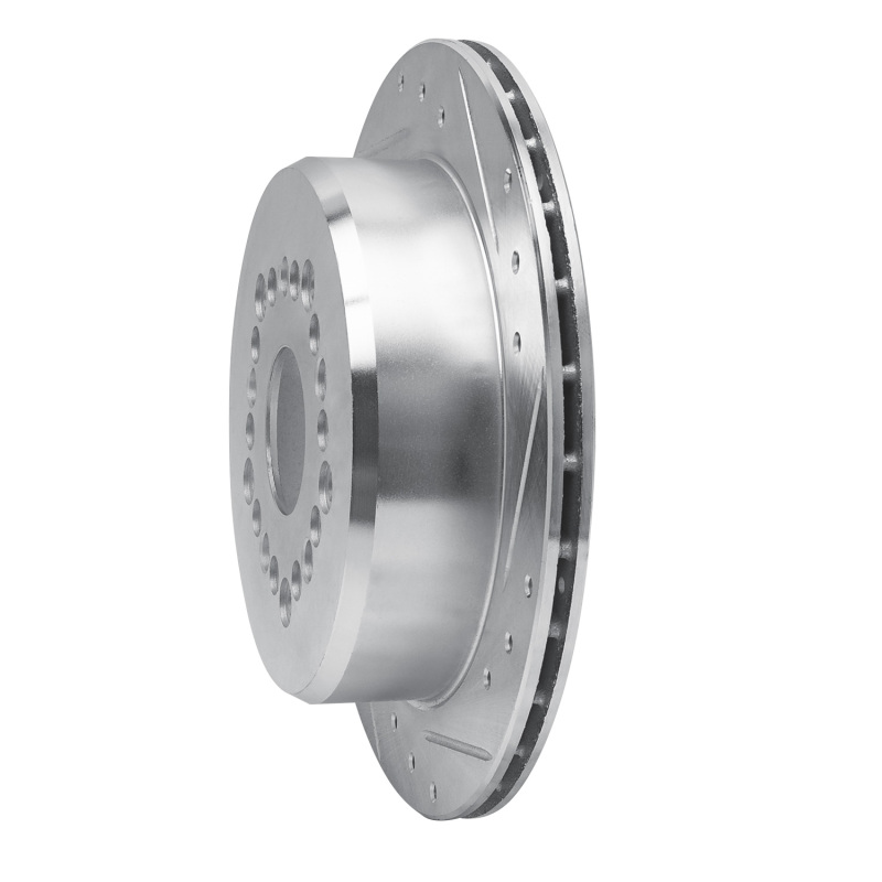 Picture of RNC Brake Rotor - Drill & Slot - R1 92-98 Lexus SC300 Rear Right Drilled & Slotted Silver Brake Rotor rnc631-75004R