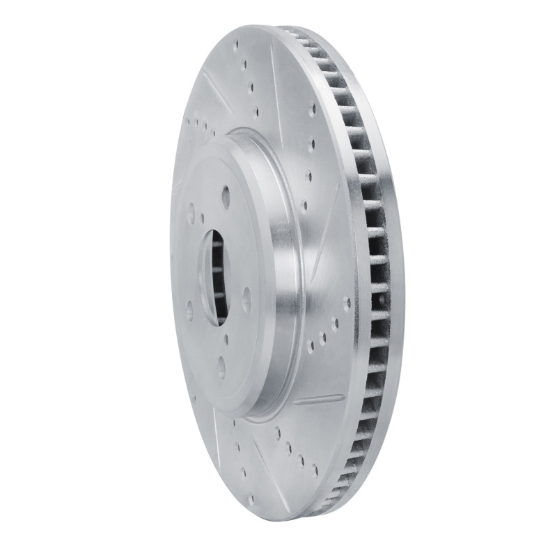 Picture of RNC Brake Rotor - Drill & Slot - R1 01-06 Lexus LS430 Front Right Drilled & Slotted Silver Brake Rotor rnc631-75009R