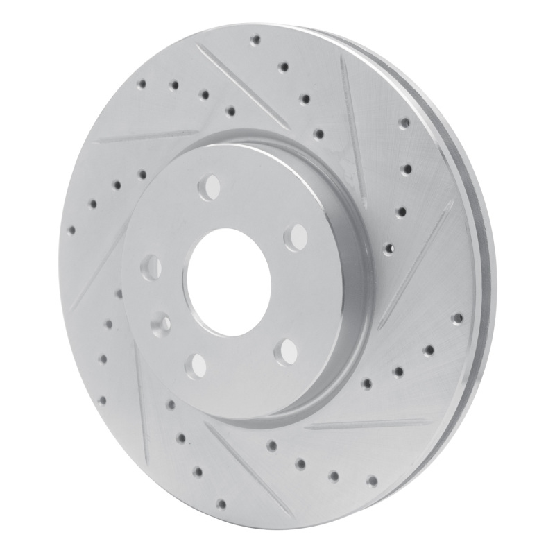 Picture of RNC Brake Rotor - Drill & Slot - R1 06-15 Lexus IS250 Rear Right Drilled & Slotted Silver Brake Rotor rnc631-75016R