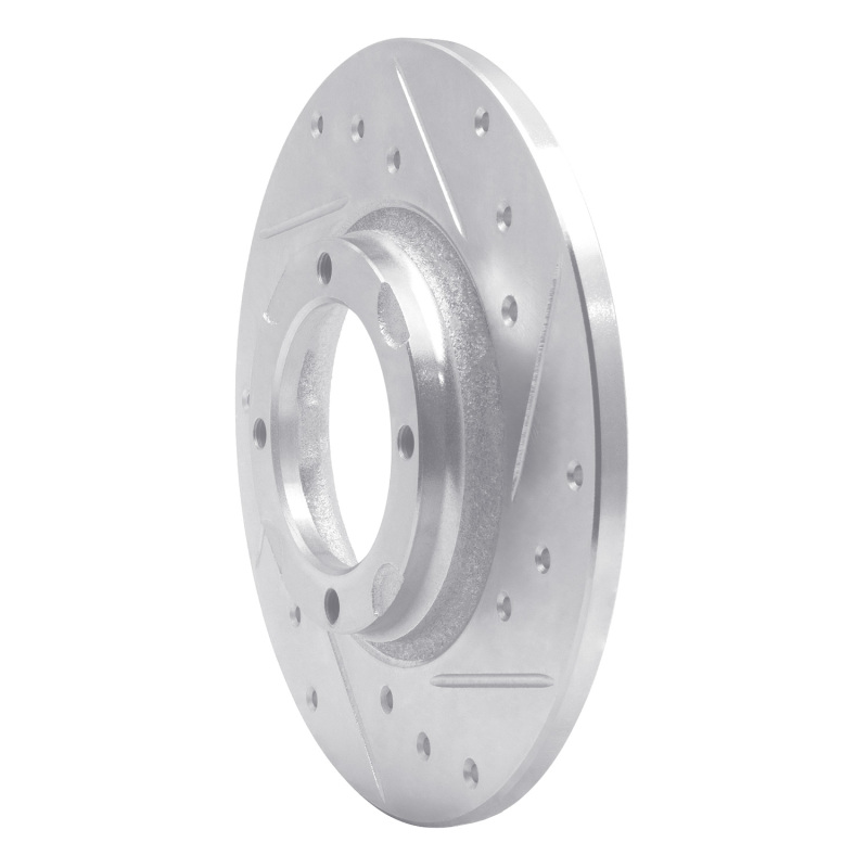 Picture of RNC Brake Rotor - Drill & Slot - R1 80-82 Toyota Tercel Front Right Drilled & Slotted Silver Brake Rotor rnc631-76003R