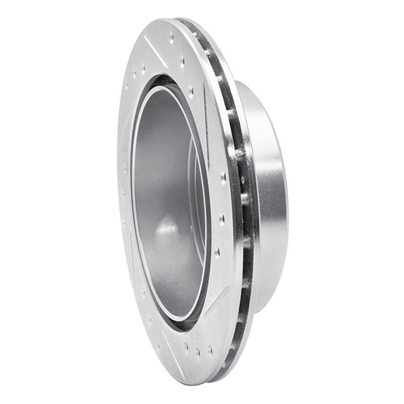 Picture of RNC Brake Rotor - Drill & Slot - R1 84-88 Toyota Cressida Rear Left Drilled & Slotted Silver Brake Rotor rnc631-76025L