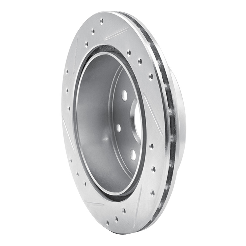 Picture of RNC Brake Rotor - Drill & Slot - R1 84-88 Toyota Cressida Rear Right Drilled & Slotted Silver Brake Rotor rnc631-76025R