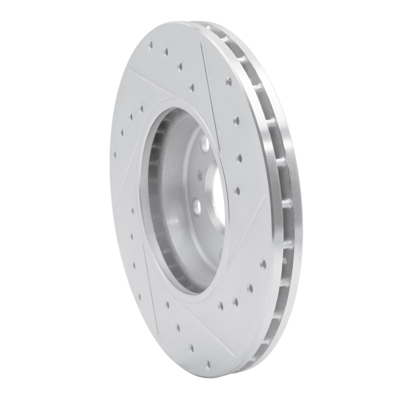 Picture of RNC Brake Rotor - Drill & Slot - R1 90-93 Toyota Celica Front Left Drilled & Slotted Silver Brake Rotor rnc631-76045L