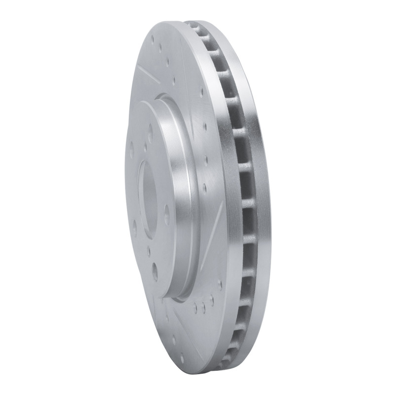 Picture of RNC Brake Rotor - Drill & Slot - R1 92-95 Toyota MR2 Front Right Drilled & Slotted Silver Brake Rotor rnc631-76057R