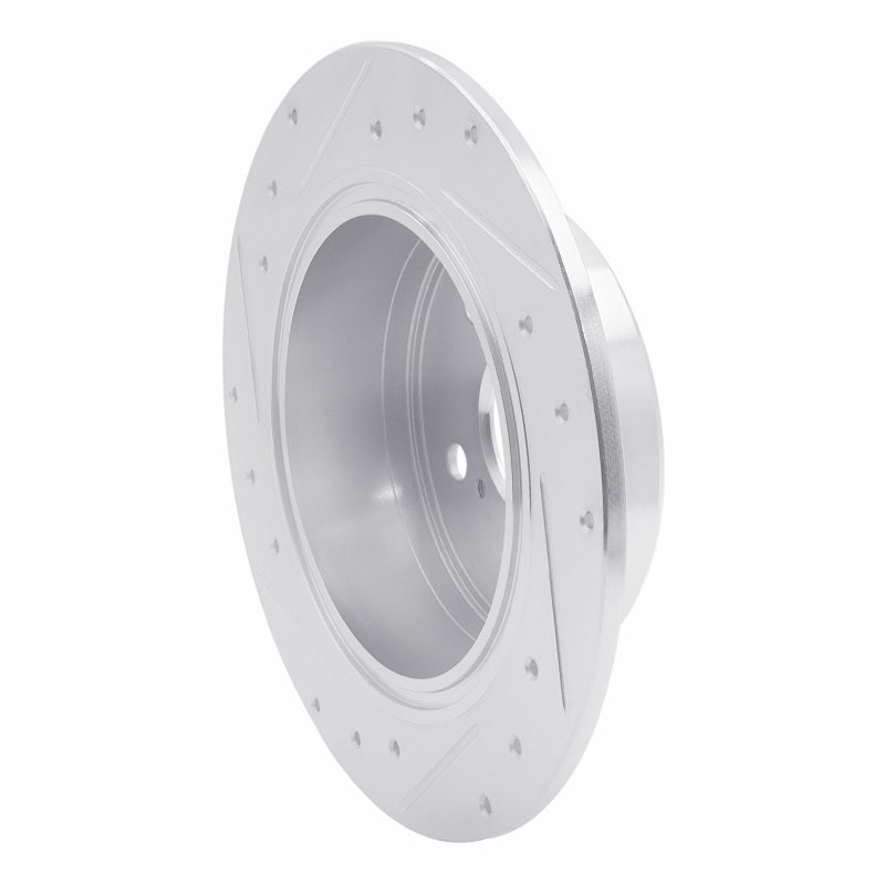 Picture of RNC Brake Rotor - Drill & Slot - R1 95-99 Toyota Avalon Rear Right Drilled & Slotted Silver Brake Rotor rnc631-76065R