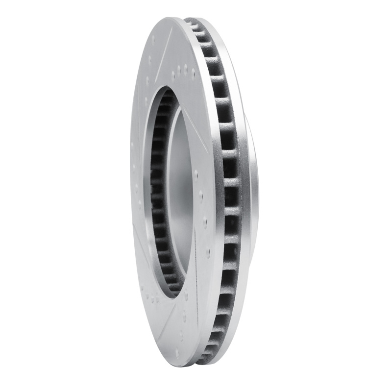 Picture of RNC Brake Rotor - Drill & Slot - R1 94-00 Toyota Celica Front Right Drilled & Slotted Silver Brake Rotor rnc631-76067R