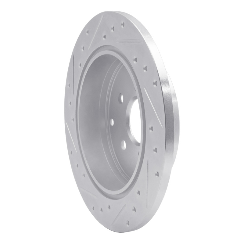 Picture of RNC Brake Rotor - Drill & Slot - R1 12-20 Toyota Prius V Rear Right Drilled & Slotted Silver Brake Rotor rnc631-76089R