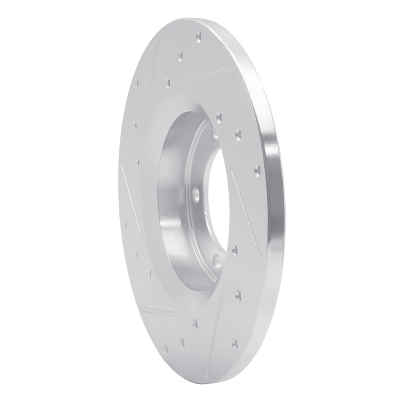 Picture of RNC Brake Rotor - Drill & Slot - R1 75-83 Toyota Pickup Front Right Drilled & Slotted Silver Brake Rotor rnc631-76092R