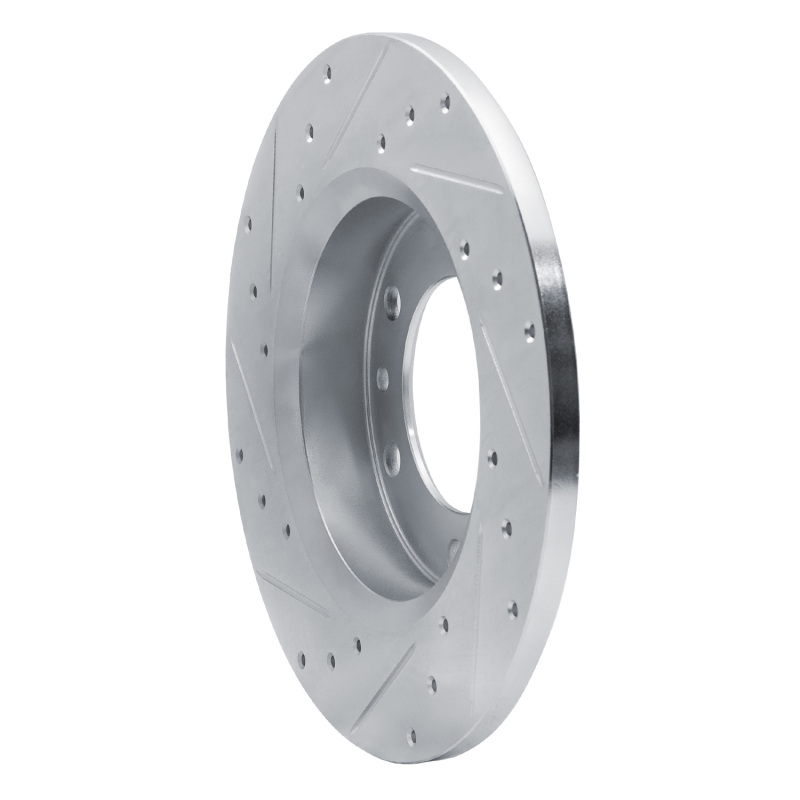 Picture of RNC Brake Rotor - Drill & Slot - R1 81-85 Toyota Pickup Front Right Drilled & Slotted Silver Brake Rotor rnc631-76095R