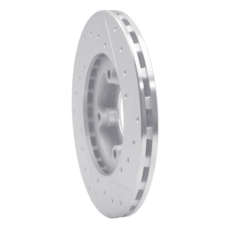 Picture of RNC Brake Rotor - Drill & Slot - R1 86-89 Toyota Van Wagon Front Left Drilled & Slotted Silver Brake Rotor rnc631-76103L
