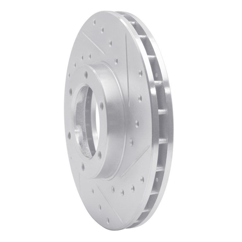 Picture of RNC Brake Rotor - Drill & Slot - R1 87-88 Toyota Pickup Front Right Drilled & Slotted Silver Brake Rotor rnc631-76105R