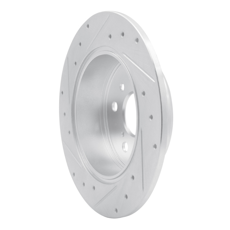 Picture of RNC Brake Rotor - Drill & Slot - R1 99-03 Lexus RX300 Rear Right Drilled & Slotted Silver Brake Rotor rnc631-76114R