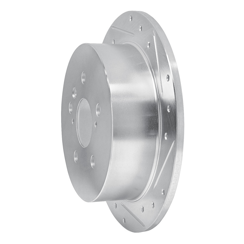 Picture of RNC Brake Rotor - Drill & Slot - R1 04-09 Lexus RX350 Rear Right Drilled & Slotted Silver Brake Rotor rnc631-76130R