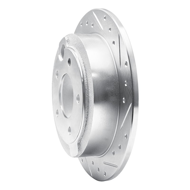 Picture of RNC Brake Rotor - Drill & Slot - R1 95-02 Mazda Millenia Rear Right Drilled & Slotted Silver Brake Rotor rnc631-80033R