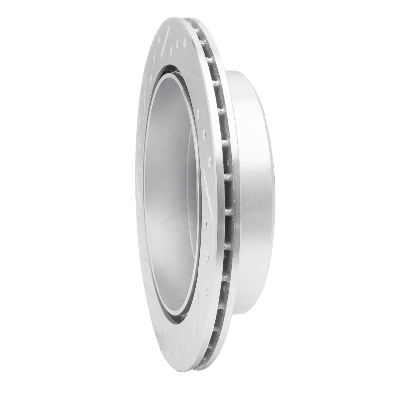 Picture of RNC Brake Rotor - Drill & Slot - R1 92-06 Mazda MPV Rear Right Drilled & Slotted Silver Brake Rotor rnc631-80061R