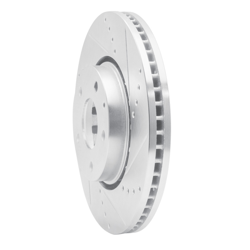 Picture of RNC Brake Rotor - Drill & Slot - R1 16-25 Mazda 6 Front Right Drilled & Slotted Silver Brake Rotor rnc631-80076R