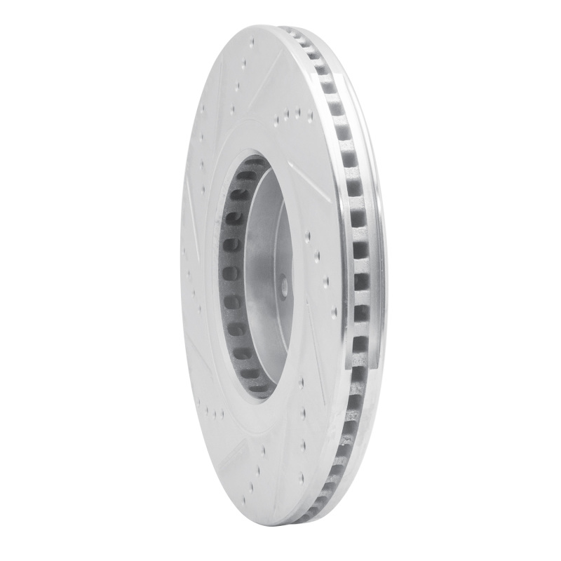 Picture of RNC Brake Rotor - Drill & Slot - R1 16-25 Mazda 6 Front Right Drilled & Slotted Silver Brake Rotor rnc631-80078R