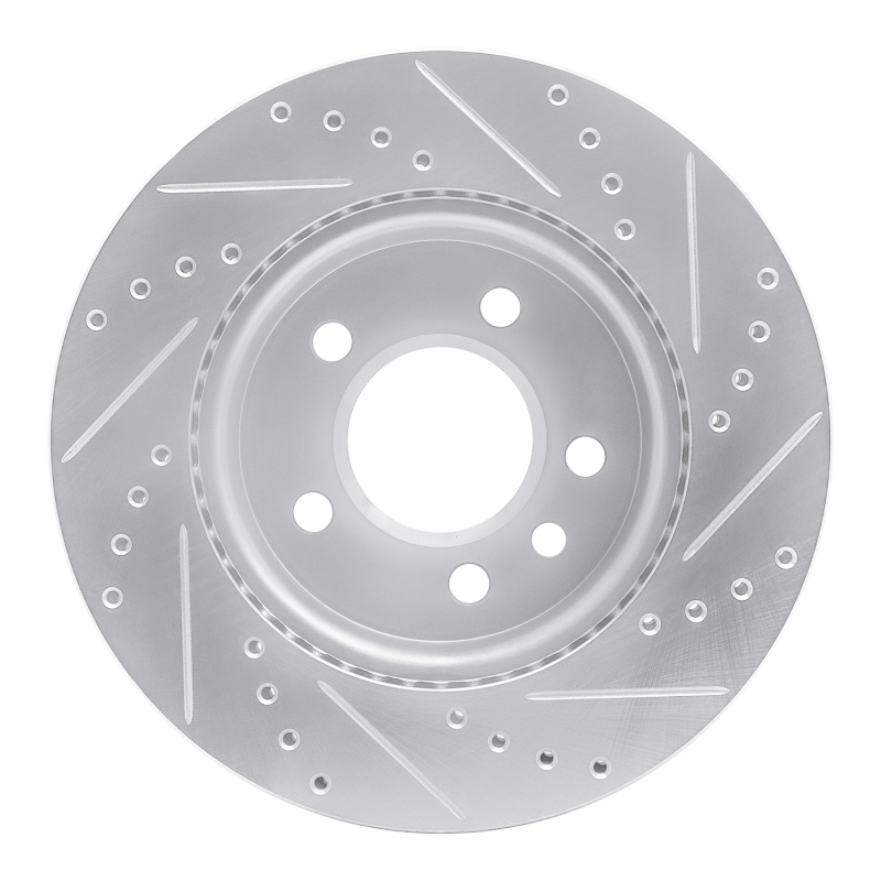Picture of RNC Brake Rotor - Drill & Slot - R1 10-17 Volkswagen AMAROK (Mexico) Front Left Drilled & Slotted Silver Brake Rotor rnc631-92019L