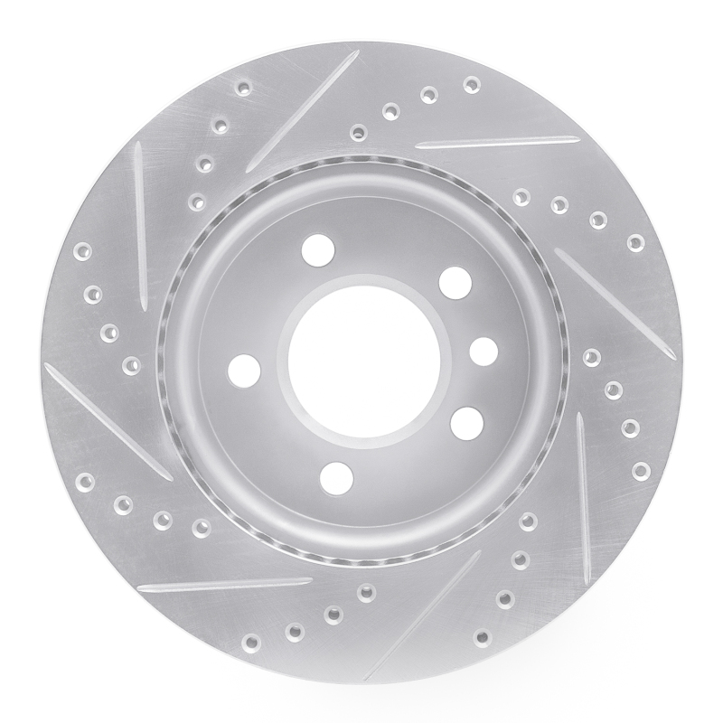 Picture of RNC Brake Rotor - Drill & Slot - R1 10-17 Volkswagen AMAROK (Mexico) Front Right Drilled & Slotted Silver Brake Rotor rnc631-92019R