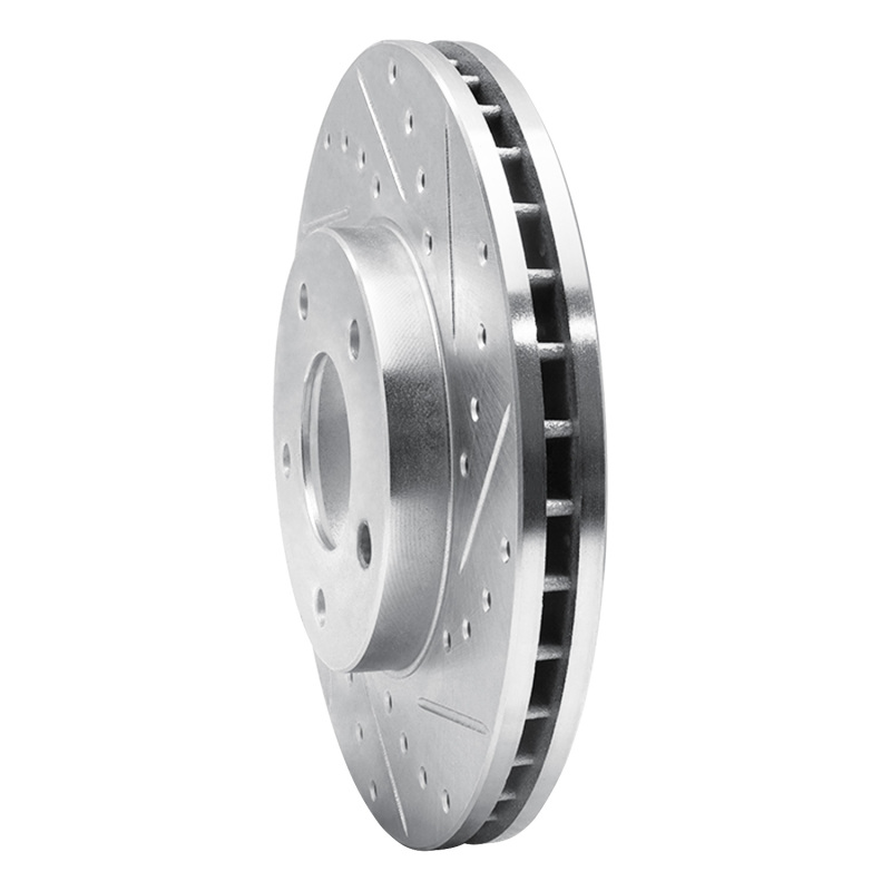 Picture of RNC Brake Rotor - Drill & Slot - R1 02-07 Nissan X-Trail (Mexico) Front Right Drilled & Slotted Silver Brake Rotor rnc631-92033R