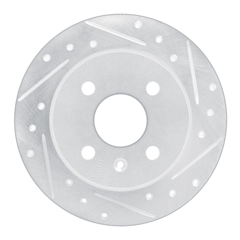 Picture of RNC Brake Rotor - Drill & Slot - R1 00-05 Chevrolet ASTRA (Mexico) Rear Right Drilled & Slotted Silver Brake Rotor rnc631-92096R