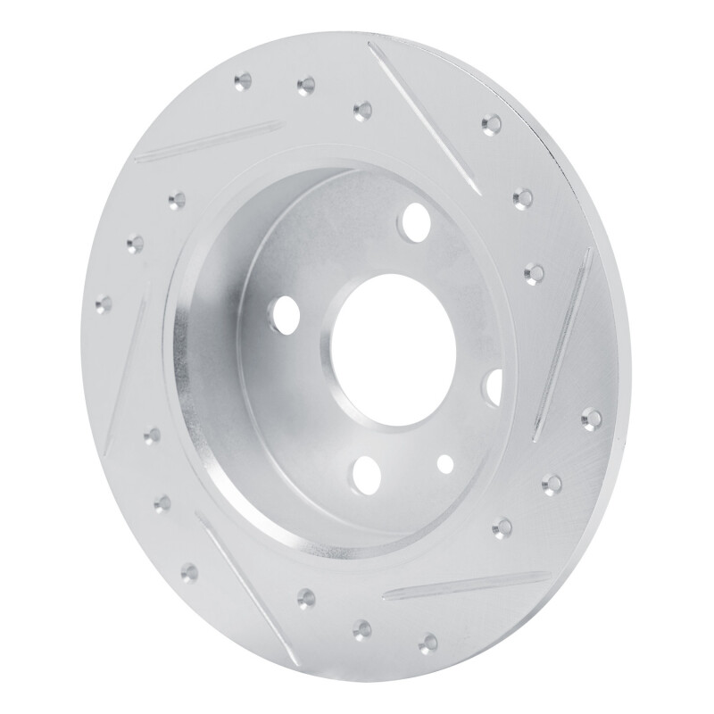 Picture of RNC Brake Rotor - Drill & Slot - R1 00-05 Chevrolet ASTRA (Mexico) Rear Right Drilled & Slotted Silver Brake Rotor rnc631-92096R