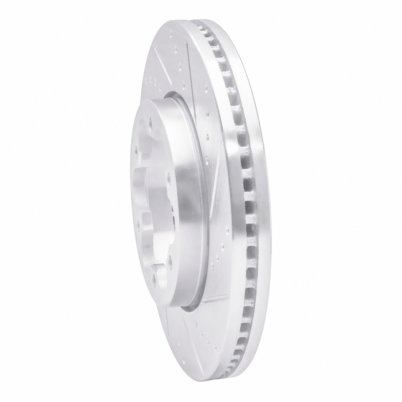 Picture of RNC Brake Rotor - Drill & Slot - R1 03-06 Renault Laguna (Mexico) Front Right Drilled & Slotted Silver Brake Rotor rnc631-92092R