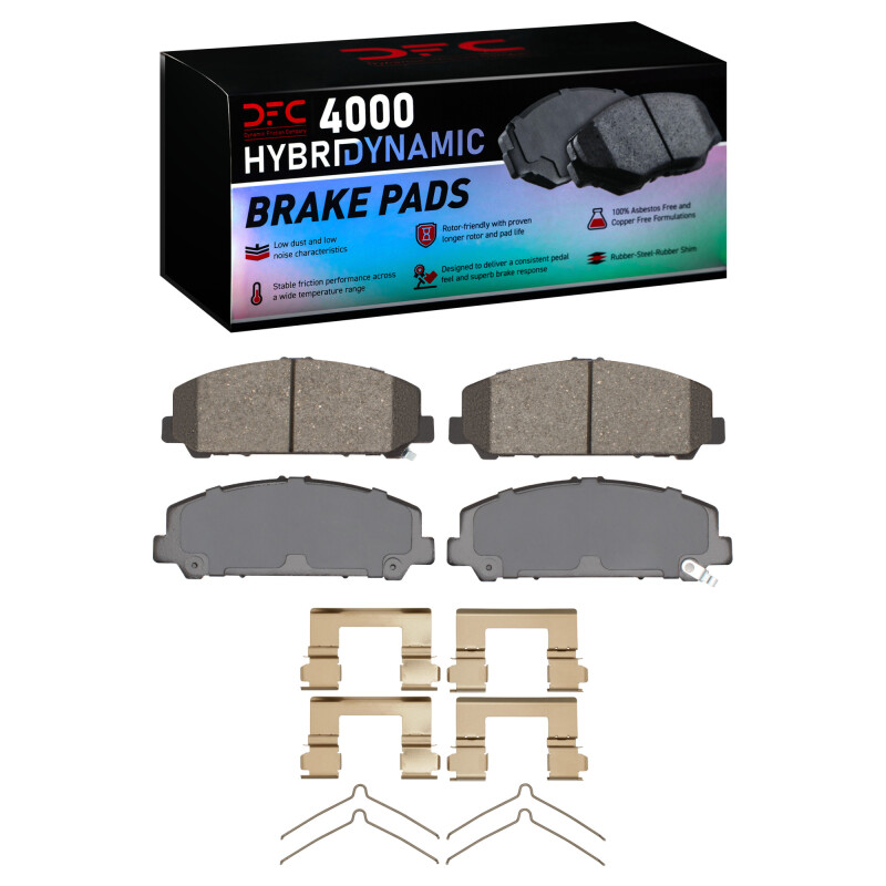 Picture of DFC 4000 HybriDynamic Brake Pads - DFC 05-24 Nissan Armada Front 4000 HybriDynamic Brake Pads and Hardware Kit dfc4000-1509-01