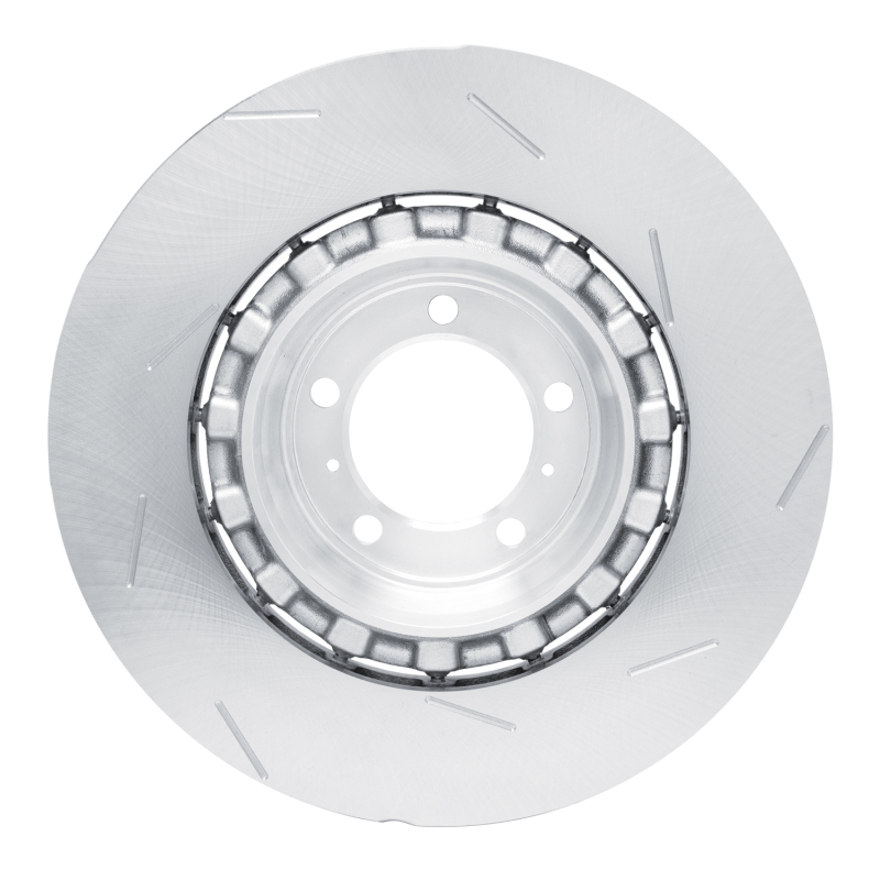 Picture of DFC Geomet Coated Rotors - Slotted - DFC 17-21 Porsche Panamera Left Rear Slotted Hi-Carbon Alloy Geomet Coated Rotor dfc910-02075DA