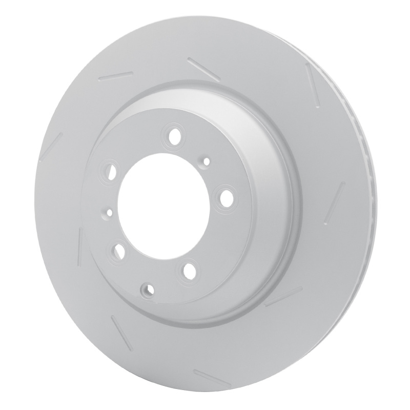 Picture of DFC Geomet Coated Rotors - Slotted - DFC 18-23 Porsche Panamera Left Rear Slotted Hi-Carbon Alloy Geomet Coated Rotor dfc910-02138D