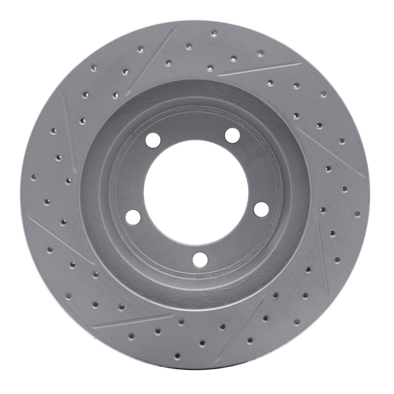 Picture of RNC Geo-Carbon Rotor - Drill & Slot - R1 67-70 Chevrolet Caprice Front Right Drilled & Slotted Geo-Carbon Rotor rnc830-47030R