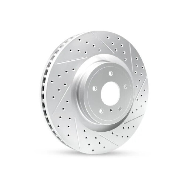 Picture of RNC Geo-Carbon Rotor - Drill & Slot - R1 16-25 Audi Tt Quattro Rear Left Drilled & Slotted Geo-Carbon Rotor rnc830-73082L