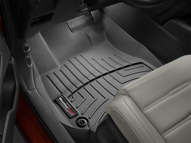 Picture of WeatherTech WT FloorLiner-Front-Blk Floor Mats - 4411101