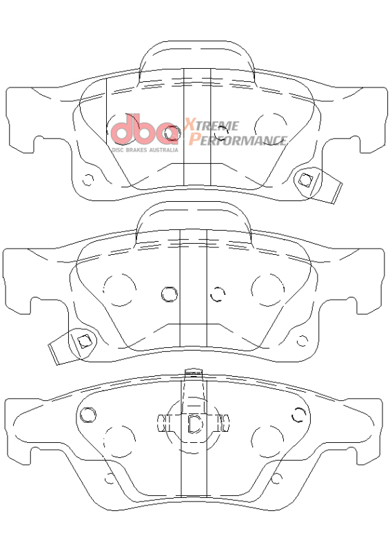 Picture of DBA XP650 Brake Pads - DB2217XP