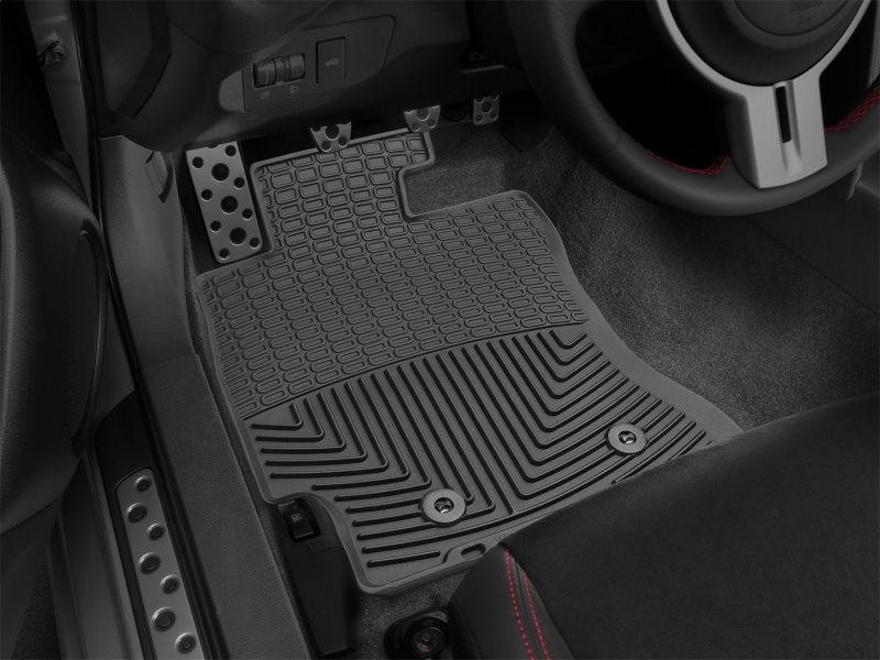 Picture of WeatherTech WT Rubber Mats-Front-Blk Floor Mats - W375