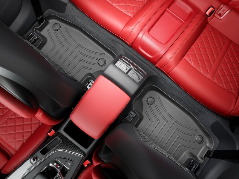 Picture of WeatherTech WT FloorLiner-Rear-Blk Floor Mats - 449372