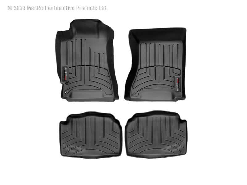 Picture of WeatherTech 03-08 Subaru Forester Front and Rear Floorliners - Black