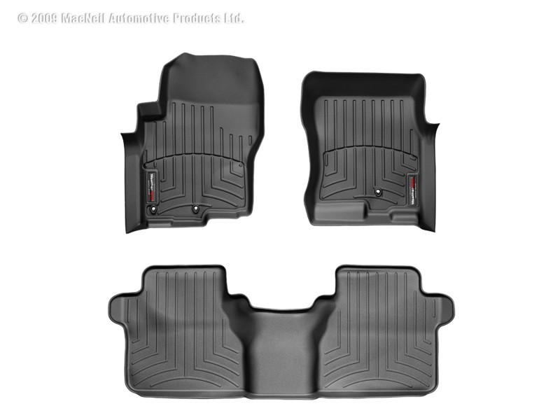 Picture of WeatherTech 05-11 Nissan Frontier Front and Rear Floorliners - Black