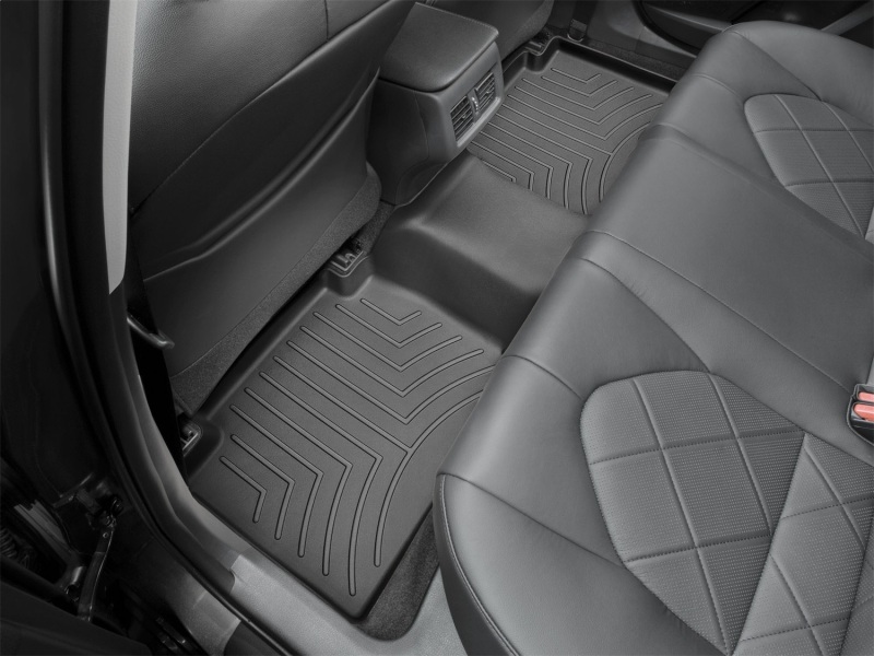 Picture of WeatherTech WT FloorLiner-Rear-Blk Floor Mats - 4412302