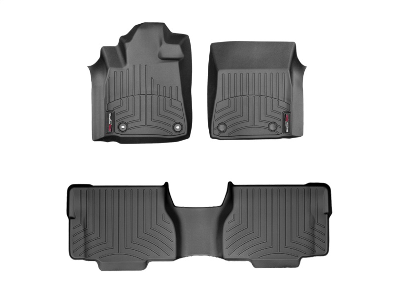 Picture of WeatherTech 12+ Toyota Sequoia Front and Rear Floorliners - Black