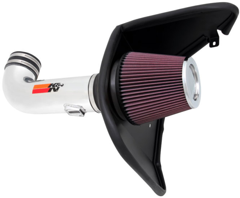 Picture of KN K&N 10 Camaro 6.2L V8 Polished Typhoon Short Ram Intake Cold Air Intakes - 69-4519TP