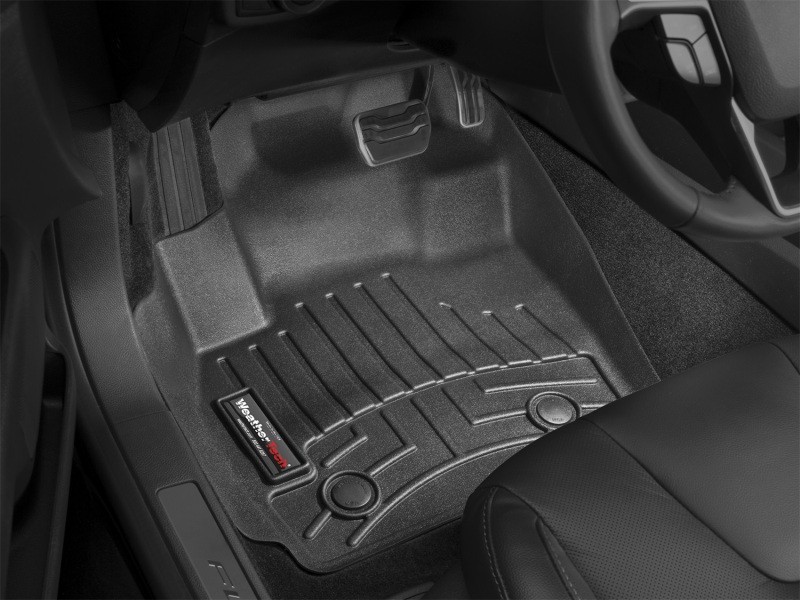 Picture of WeatherTech 13+ Hyundai Santa Fe Front and Rear Floorliners - Black